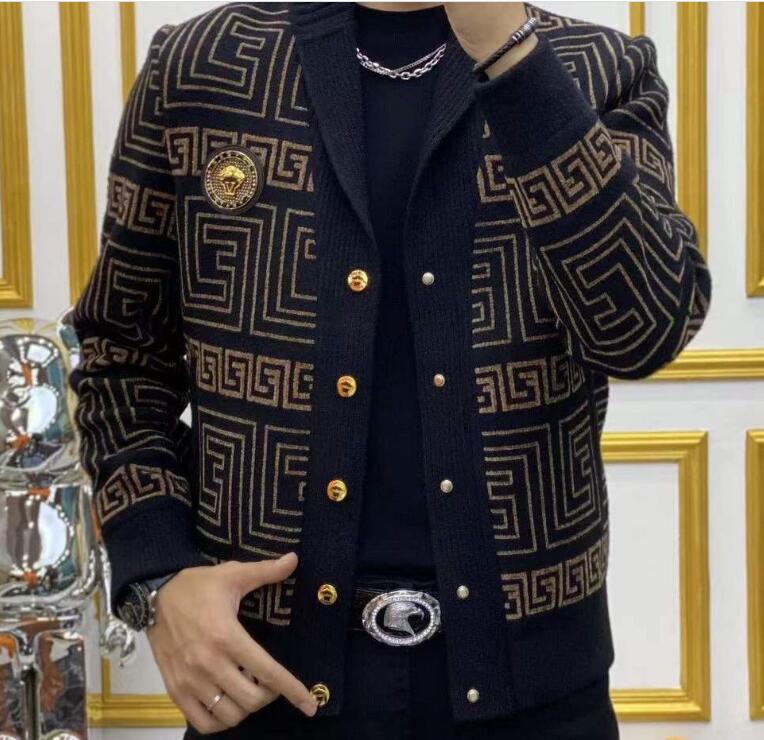 Luxury Mens sweaters Women's Designer sweater Knitted Cardigan pocket Long-sleeved Fashion Knitwear ShirtsCouple sweater coat