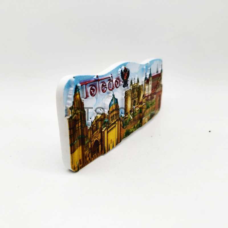 Fridge Magnets World Country Fridge Magnets Souvenir Spain Refrigerator Magnet Madrid Barcelona Magnetic Decorative Stickers Resin Handicraft x0731