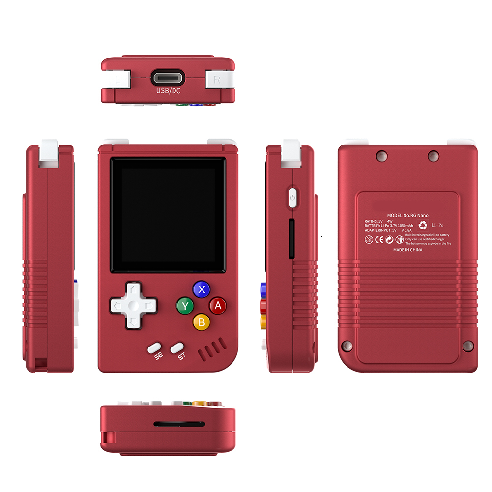 Portable Game Players ANBERNIC RG NANO RG35XX Pocket Mini Handheld Player 1 54" IPS Screen Console Linux 8000 Games Hi fi S er Kids Gift 230731