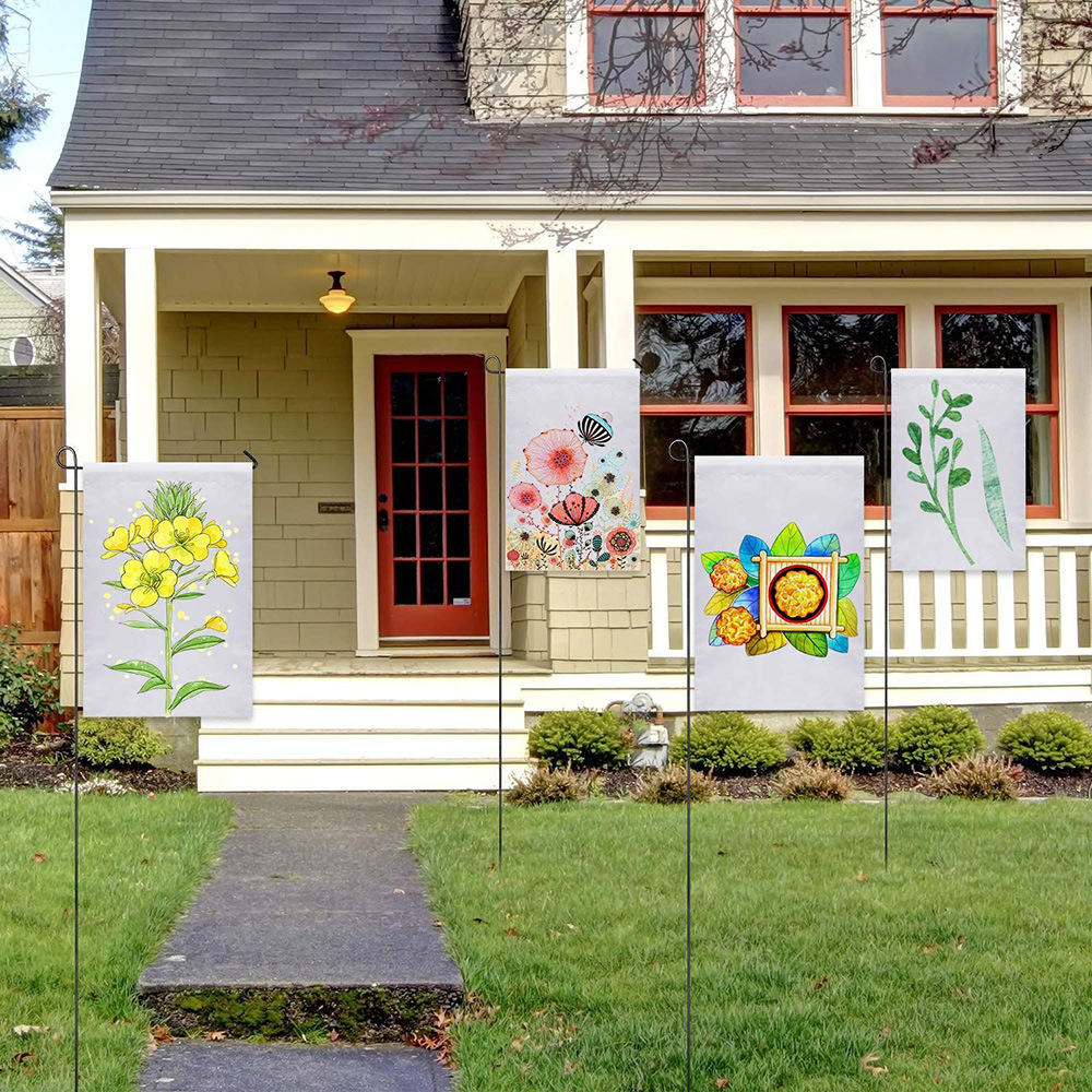 Custom 18*12 inches Garden Flag Banner with your Design Logo For OEM DIY Direct Flags