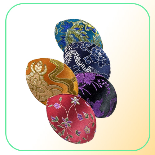 New 10pcs Silk Fortune Coin Purse Mix Color Case Squeeze Chinese Ring Bag28513748260
