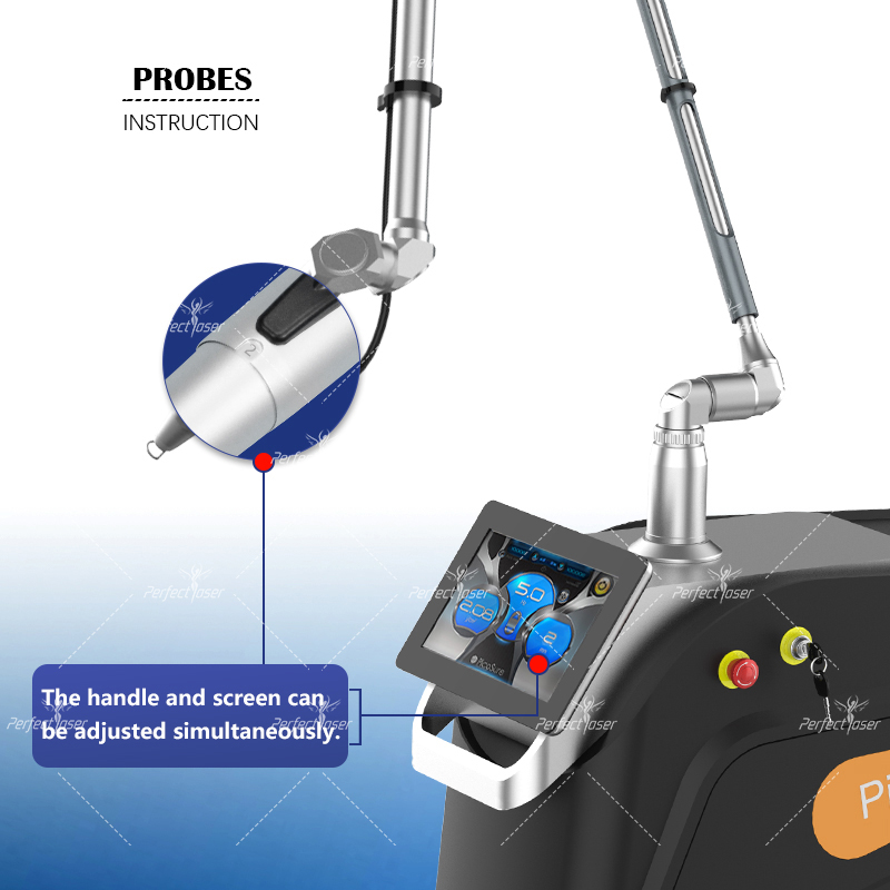 2025 professional Picolaser Tattoo Removal Machine beauty spot laser pigment remove 3 probes equipment ce