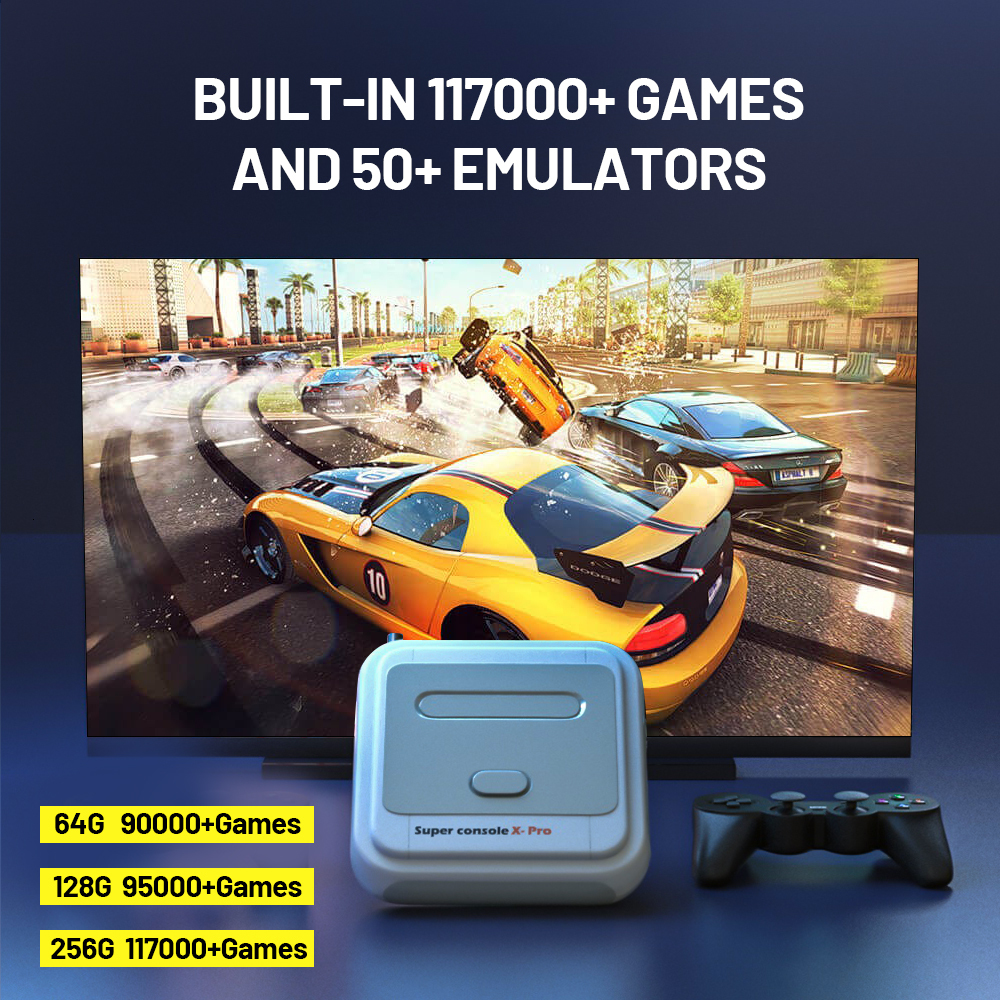 Portable Game Players KINHANK Super Console X Pro Retro Support 70 Emulators 117000 Video Games for PSP PS1 DC MAME Naomi with Gamepads 230731 - view 3