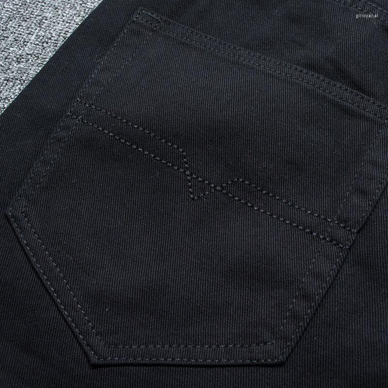 Men's Jeans Streetwear Hip Hop Baggy Oversized Pants Men Loose Black Jean Homme Large Size Straight Skateboard Trousers 42 44 46