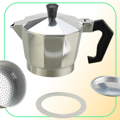 3cup6cup9cup12cup Coffee Maker Aluminum Mocha Espresso Percolator Pot Coffee Maker Moka Pot Stovetop Coffee Maker5893827