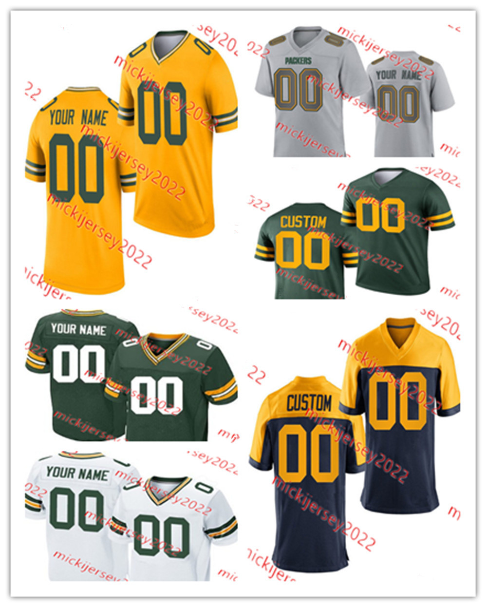 Mens Josh Jacobs Xavier McKinney GreenBay Football Jersey Stitched #23 Jaire Alexander 28 A. J. Dillon #10 Jordon Love Jerseys S-3XL