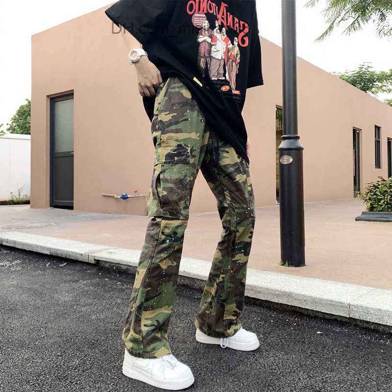 Men's Pants 2023 Y2K street clothes camouflage Catsuit cargo pants men's clothing sports pants men's joggers casual pants Moda Hombre Z