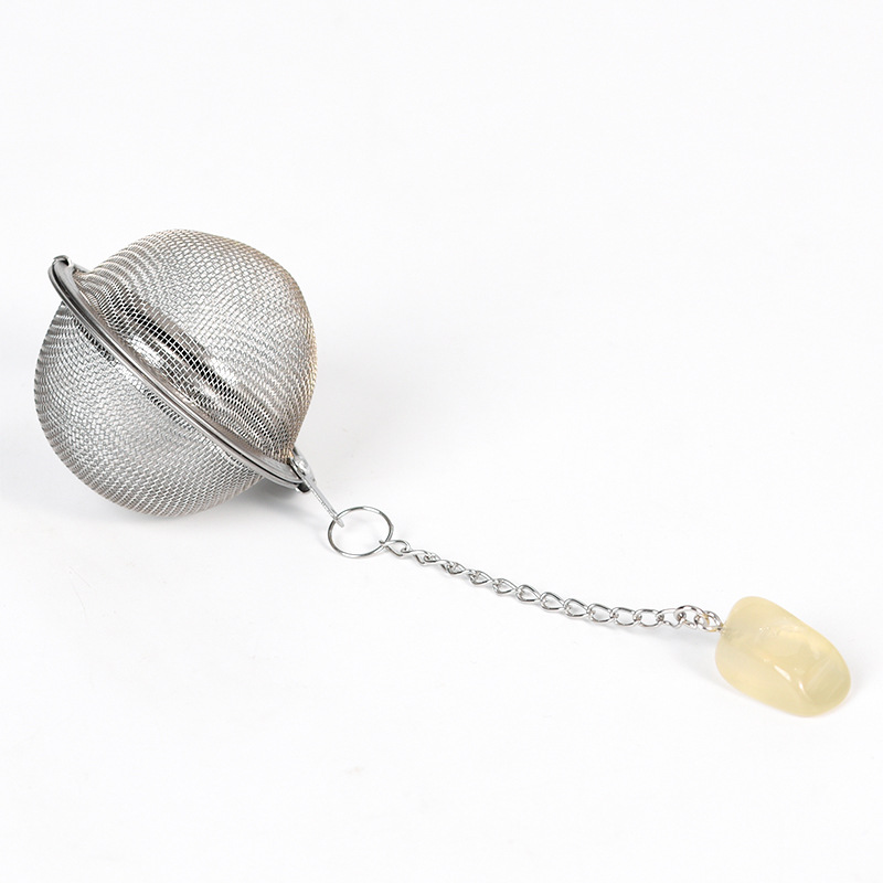 Crystal Stone Mesh Tea Strainers Tea Ball Coffee Vanilla Spice Filter Diffuser Tea Infuser Teaware Accessories