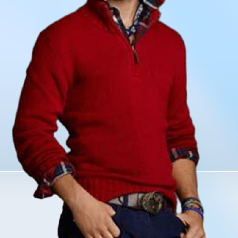 mens designer Sweaters Winter Sweater Men Oneck Casual pullover Knit Jumpers zip Long Pullovers Famous Brand Youth autumn Thicken2590389