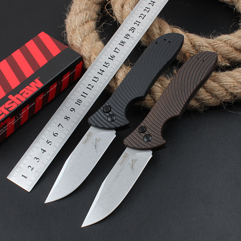 OEM Kershaw 7600 Pocket EDC Automatic Fold Knife Quality CPM154 Blade G10 Handle Utility Camping Tactical Survival Hunting Auto Knife
OEM Kershaw 7600 Pocket EDC Automatic Fold Knife Quality CPM154 Blade G10 Handle Utility Camping Tactical Survival Hunting Auto Knife
