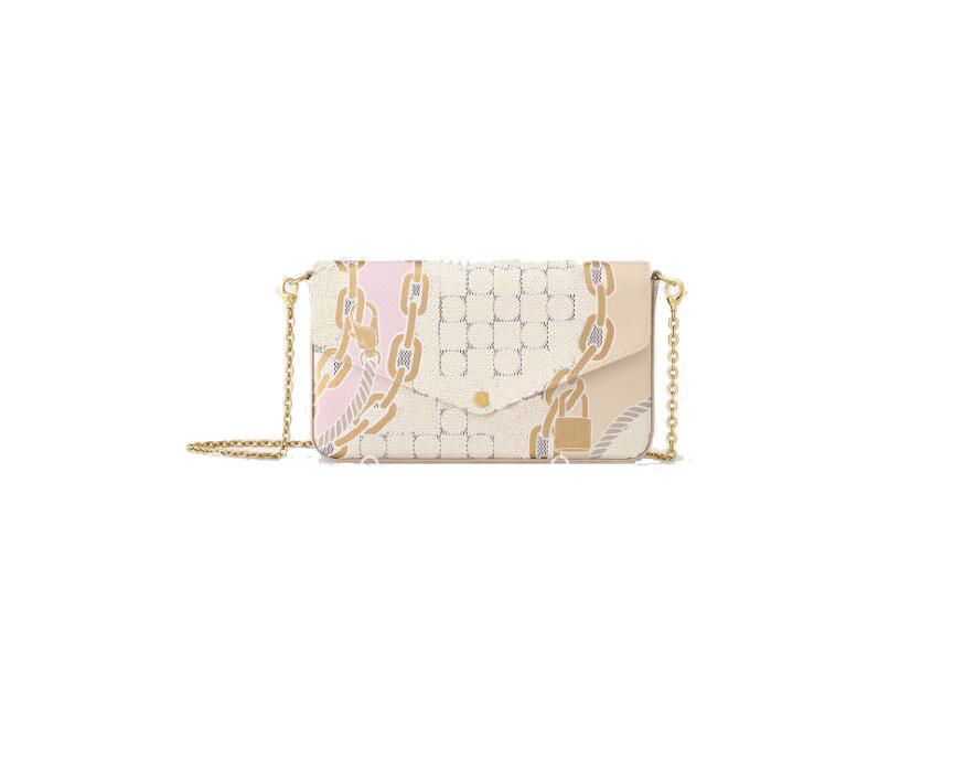 Felicie Pochette Damier Azur Canvas Shoulder Bag with Gold Chain Luxury Designer Monograms Flowers Chic Pouch Stylish Clutch Nautical Rope and Chains N40466 M61276
Felicie Pochette Damier Azur Canvas Shoulder Bag with Gold Chain Luxury Designer Monograms Flowers Chic Pouch Stylish Clutch Nautical Rope and Chains N40466 M61276