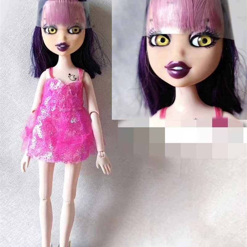 Intelligence toys Limited Original Doll For Bratz head Dress up DIY Collection Toy 231031