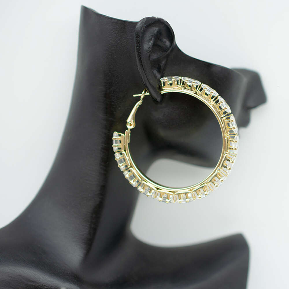 Guangding Odm Brinco Argola Para Banho De Ouro Cubic Zirconia Zircon