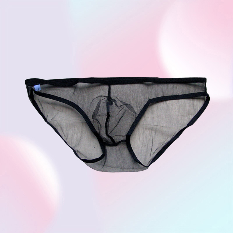 Underpants Full Transparent Men Underwear Briefs Gauze Male Viscose Panties Sexy Lingerie See Through Cueca Gay Plus Size Slips Ho7070601