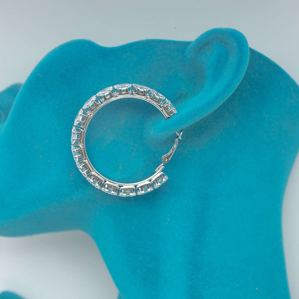 Guangding Odm Brinco Argola Para Banho De Ouro Cubic Zirconia Zircon