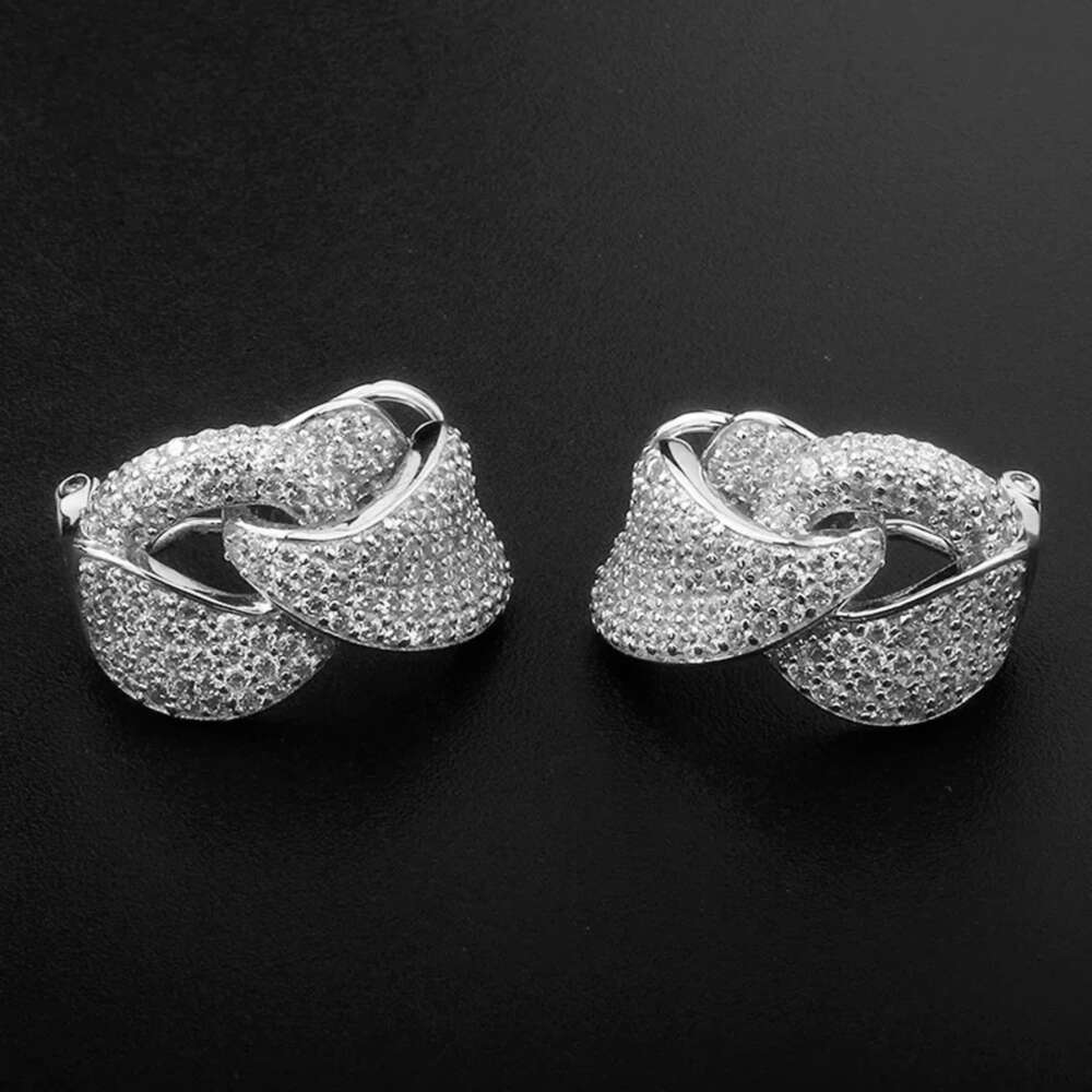 Lab Grown Moissanite Diamond Wholesale Everyday 925 Silver Flower Stud Destiny Jewellery
