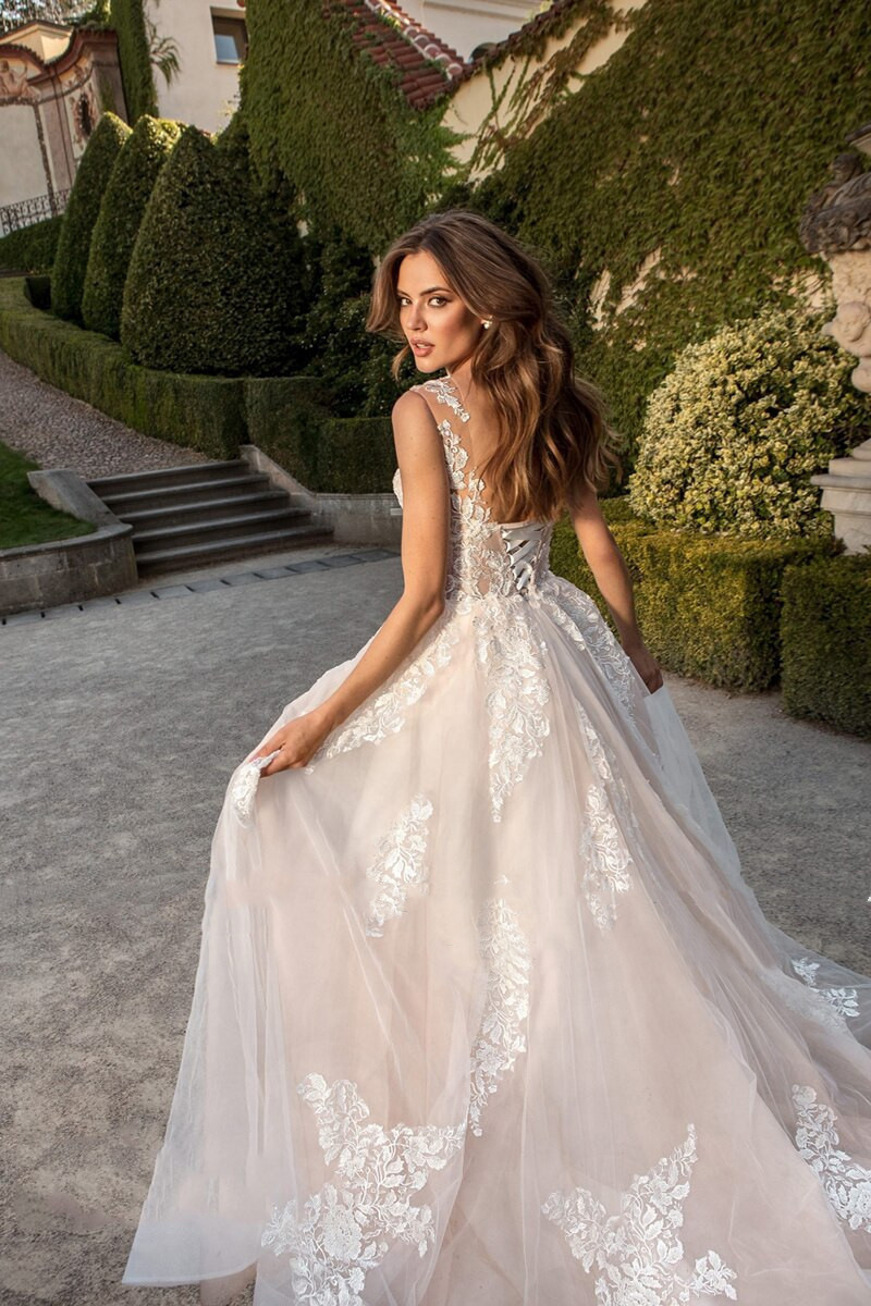 Arabic Mermaid Wedding Dresses Long Boho Beach Urious Crystal Lace Appliques Gown Custom Made With Detachable Train Robes De Mariee Bridal Dress 403 6
