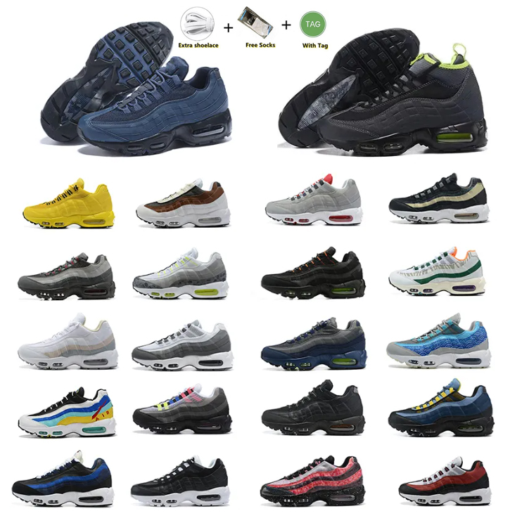 Fashion Men's Sports Shoes Casual Shoes Air cushion Maxs 95 Flat Bottom Breathable Shock Absorbing Running Shoe Black And White Red Multicolor Stitching
Fashion Men's Sports Shoes Casual Shoes Air cushion Maxs 95 Flat Bottom Breathable Shock Absorbing Running Shoe Black And White Red Multicolor Stitching