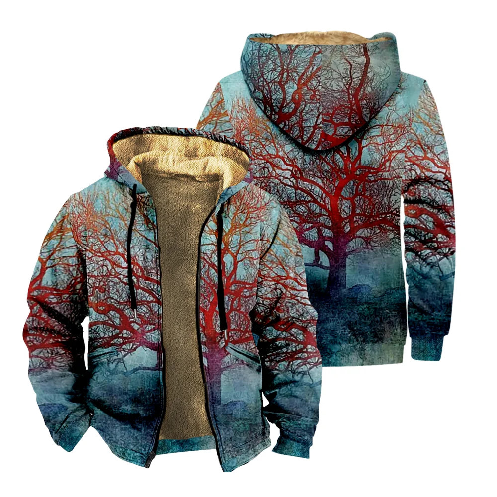 Men's Down Parkas Winter Vintage Purple Long Sleeve American White Flag Print Jacket for MenWomen Thick Clothing Streetwear 231031