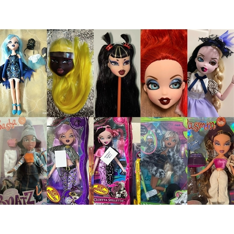 Intelligence toys Limited Original Doll For Bratz head Dress up DIY Collection Toy 231031