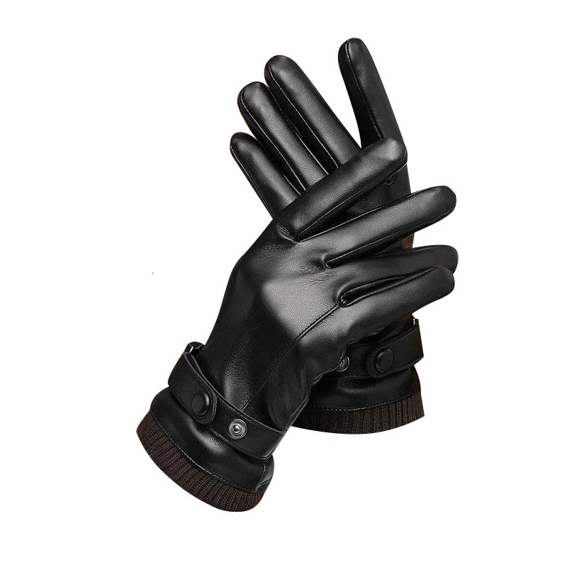 Five Fingers Gloves Lady Warm Touch Screen Riding Business Winter Men s Fleece Thickening Cold Drive 231101