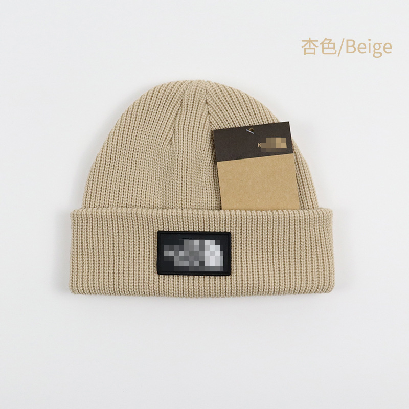 Autumn Winter men women warm skull caps NF casual knitted men beanies outdoor unisex skull caps size free black grey