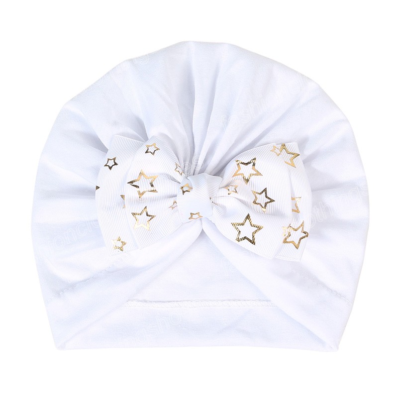 Baby Headband hats Summer Cute Floral Bows Baby Girl Headbands Elastic Bowknot Newborn Hair Band Turban Set Hair Accessories