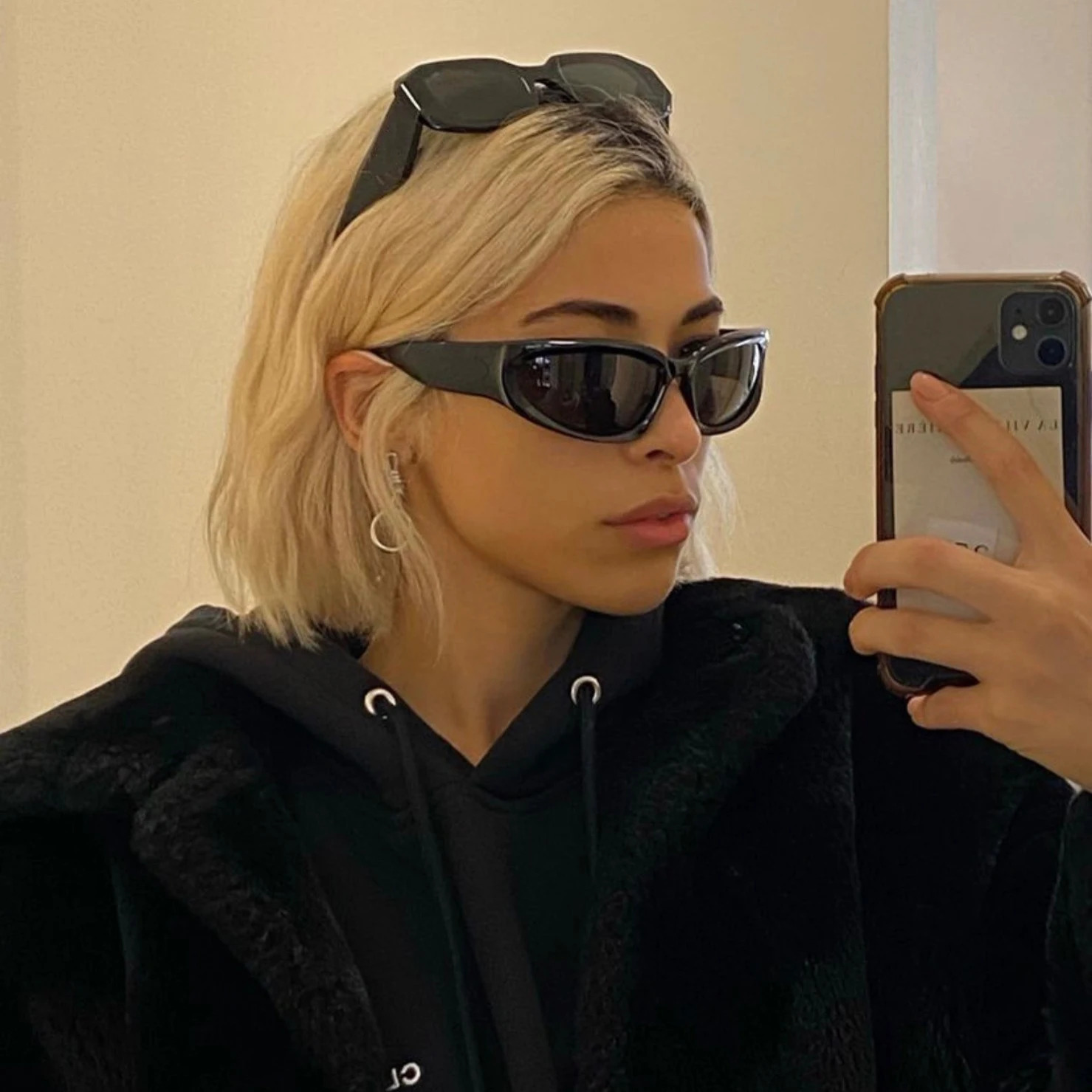 Sunglasses Frames Fashion Wrap Around Cyber Y2K Women Silver Oval Shades Sports Cycling Sun Glasses Aesthetic Eyewear for Men Outdoor 231101