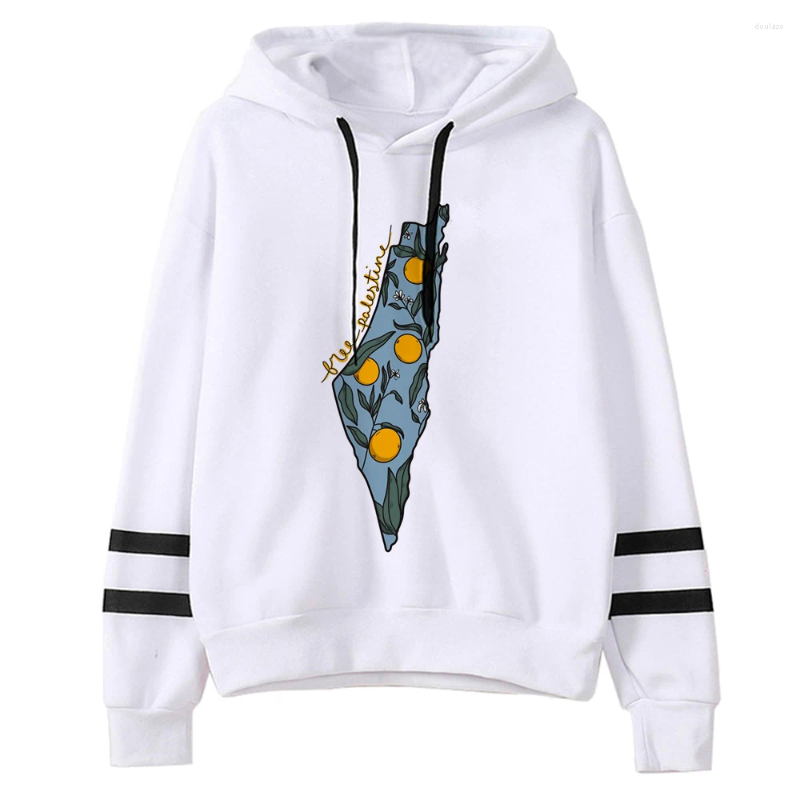 Women's Hoodies Palestine Women 2023 Kawaii Korean Style Hoddies Graphic Clothes