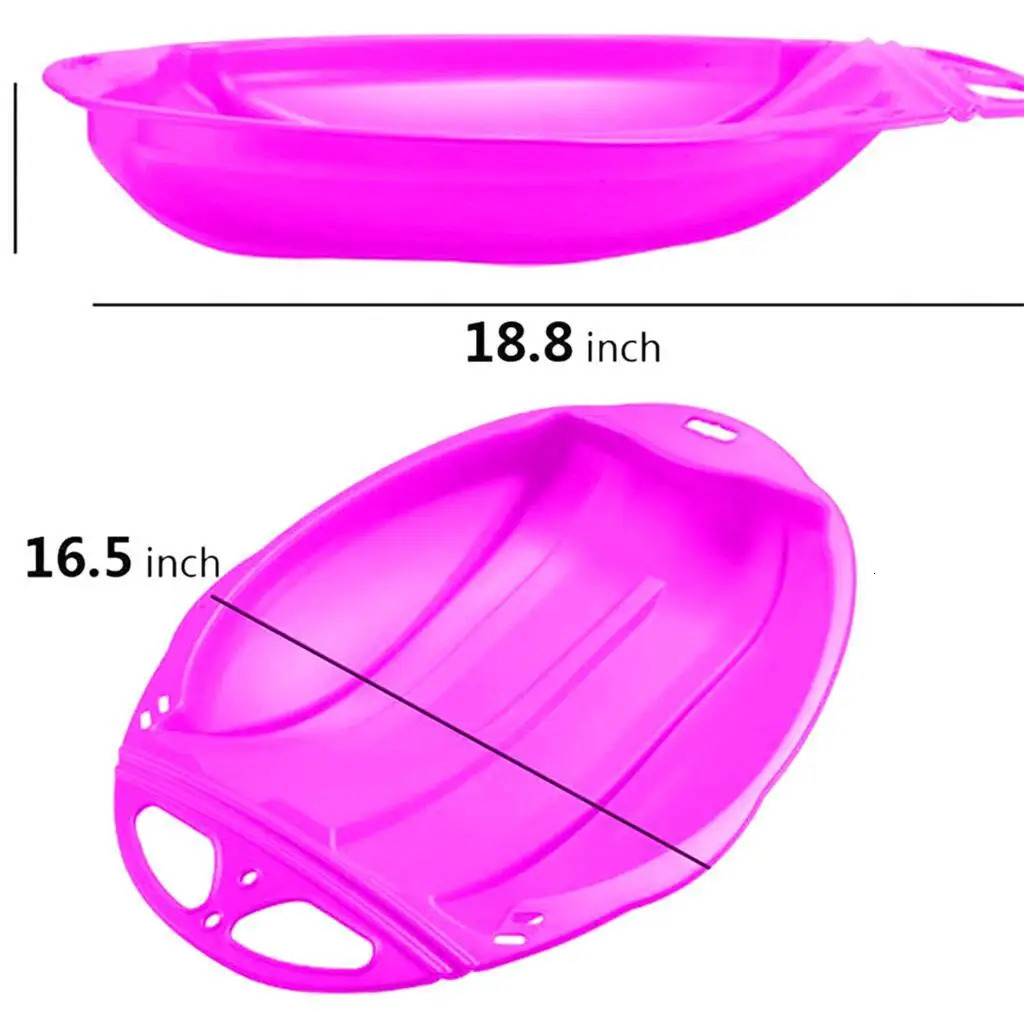 Sledding Snow Sled Sledge Skiing Toboggan Board Outdoor Luge Sports Game Kids 231101bj