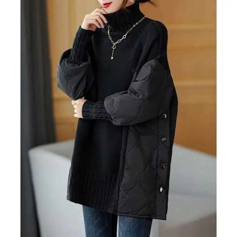 Women's Sweaters 2023 Ladies Autumn Winter Casual Long Sleeve Turtleneck Knit Tops Korean Fashion Loose Sweater Pull 231031