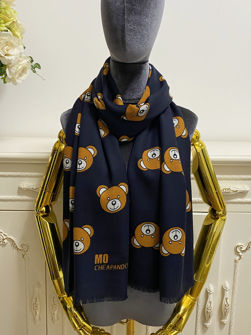 Women's long scarf scarves 100% wool material Print letters bear pattern size 180cm - 65cm
Women's long scarf scarves 100% wool material Print letters bear pattern size 180cm - 65cm