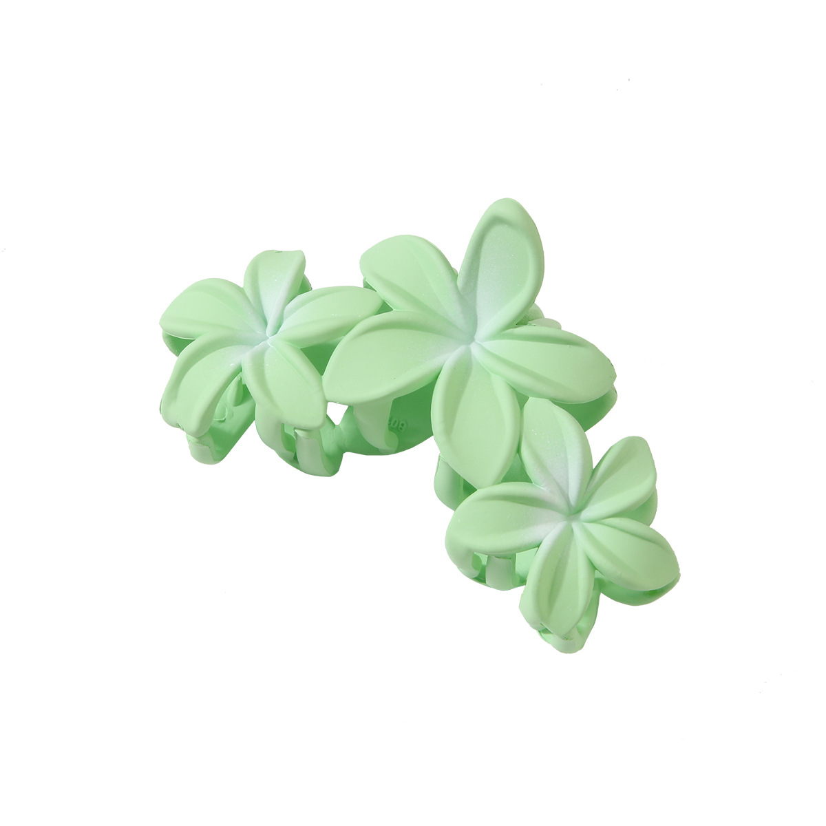 Candy Color Frangipani Hawaiian Flower Hair Clips for Women Hair Claw Clips Suit Thin Hair Large Claw Clips Beach Tropical Hair Accessories for Girls 