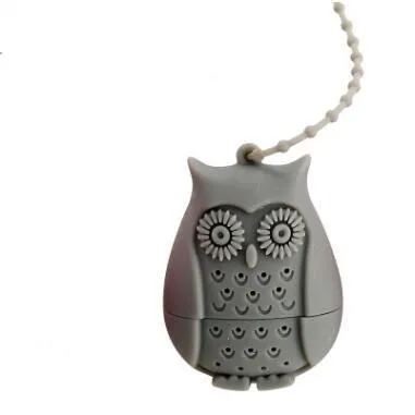 Silicone Owl Strainer Cute Bags Food Grade Creative Loose-Leaf Tea Infuser Filter Diffuser Fun Accessories Fy5568 1101