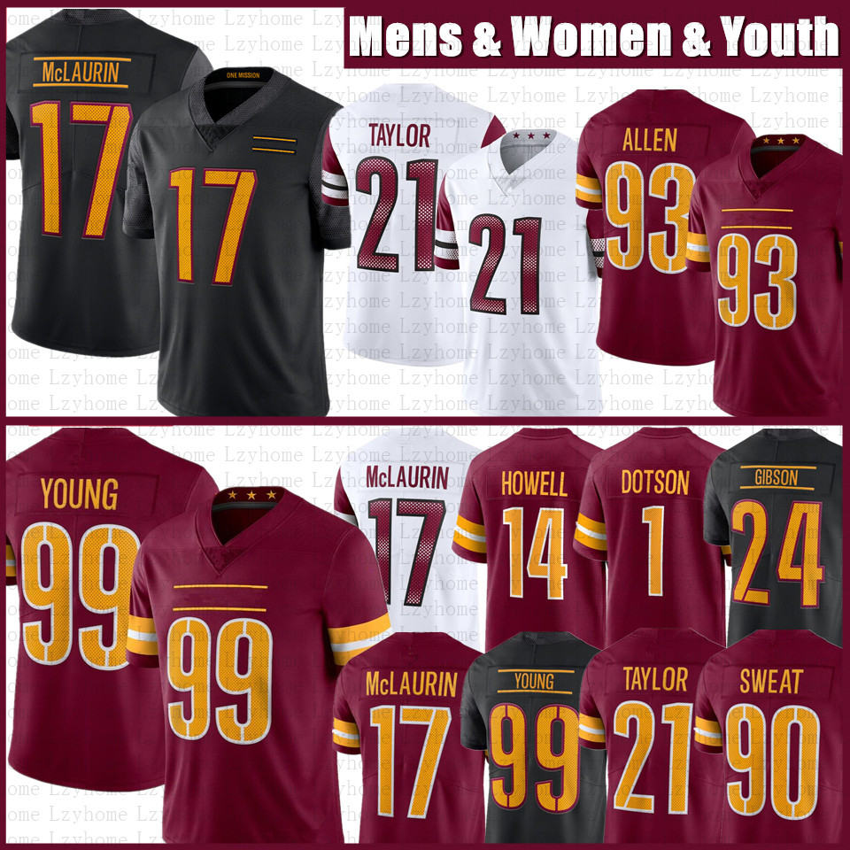 Terry McLaurin 14 Sam Howell Custom Football Jerseys Chase Young Jahan Dotson Sean Taylor Jonathan Allen Curtis Samuel Gibson Tress Way Montez Sweat Kamren Curl, Mens
Terry McLaurin 14 Sam Howell Custom Football Jerseys Chase Young Jahan Dotson Sean Taylor Jonathan Allen Curtis Samuel Gibson Tress Way Montez Sweat Kamren Curl, Mens