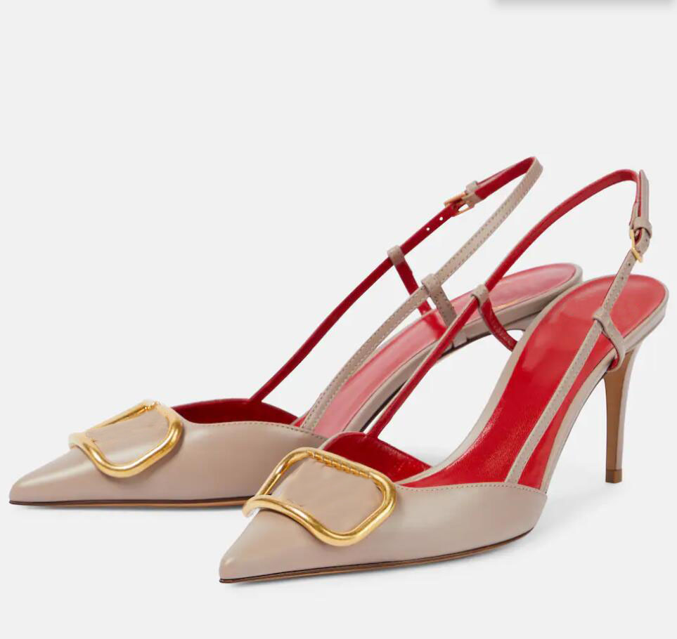 Women Signature sandal high heels shoes patent Leather slingback pumps Garava classic women heels pointed toe sling back luxury designer made in italy35-43, 02
Women Signature sandal high heels shoes patent Leather slingback pumps Garava classic women heels pointed toe sling back luxury designer made in italy35-43, 02