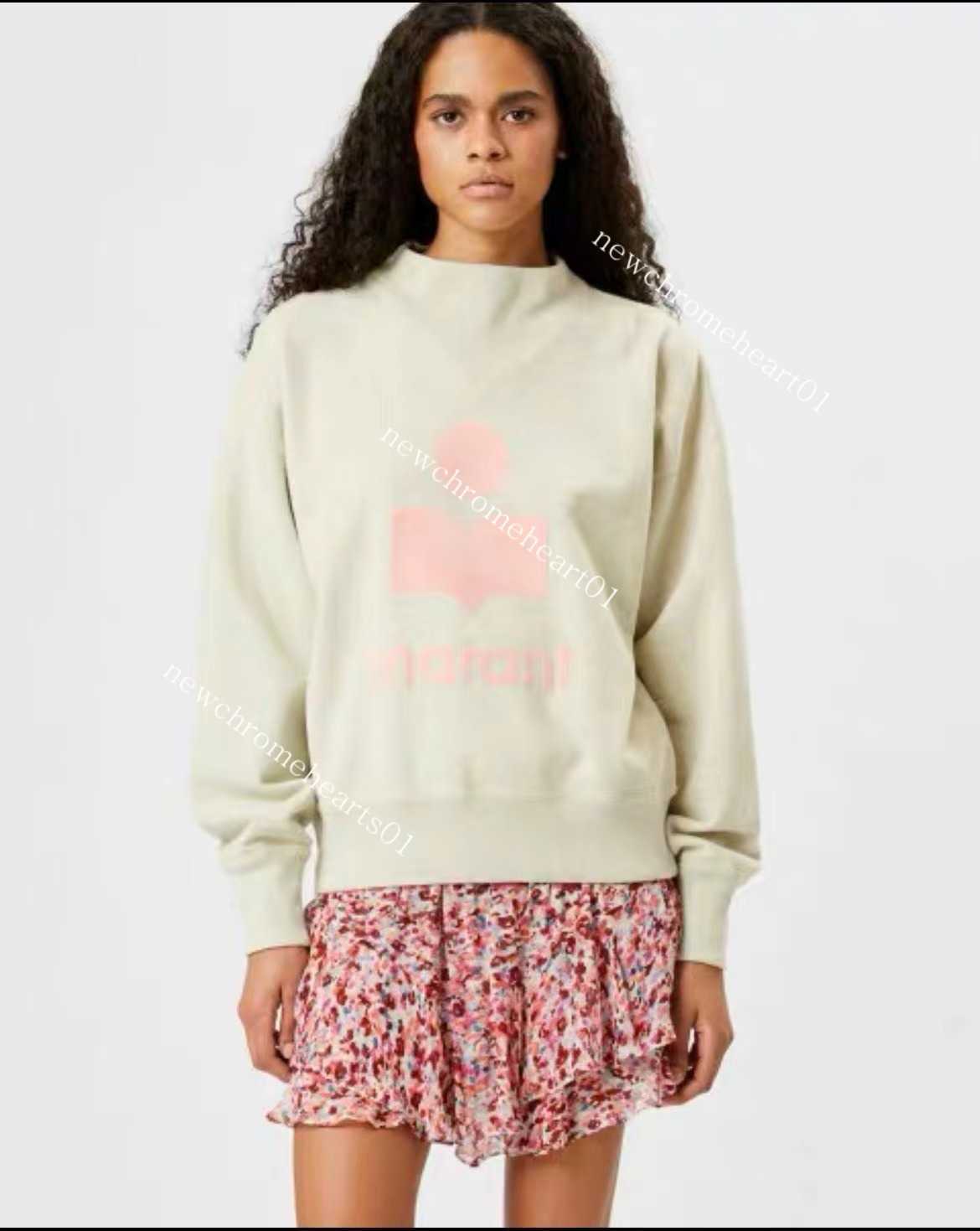 2023ss Isabel Marant Designer Sweatshirt Casual Flocking Letter Print Triangle Neck Women Long Sleeve Fashion Terry Sweater, White
2023ss Isabel Marant Designer Sweatshirt Casual Flocking Letter Print Triangle Neck Women Long Sleeve Fashion Terry Sweater, White