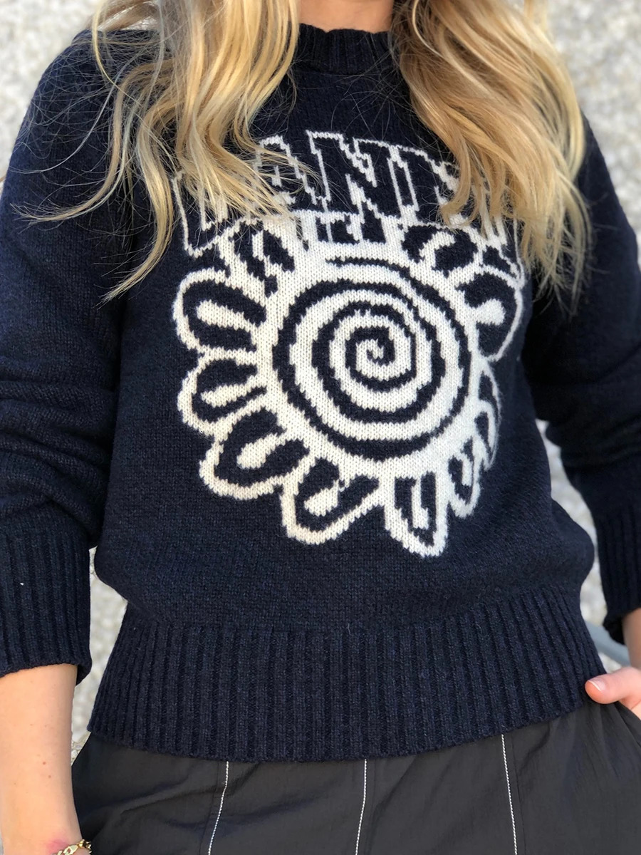 Women s Sweaters Flowers Jacquard For Women 2023 Autumn Winter Clothe Fashion Pullover Streetwear Korean Sweater Jumpers Female 231101