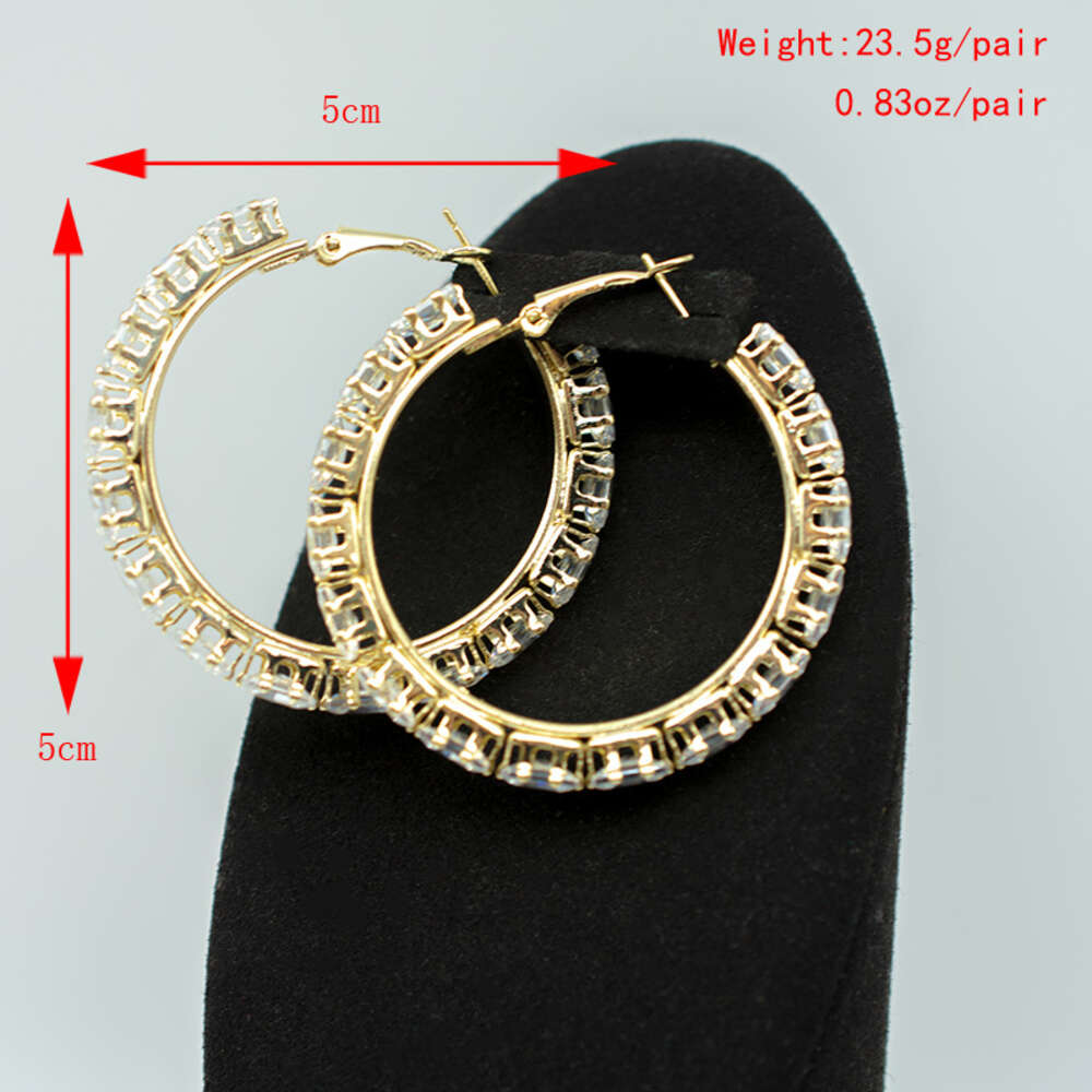 Guangding Odm Brinco Argola Para Banho De Ouro Cubic Zirconia Zircon