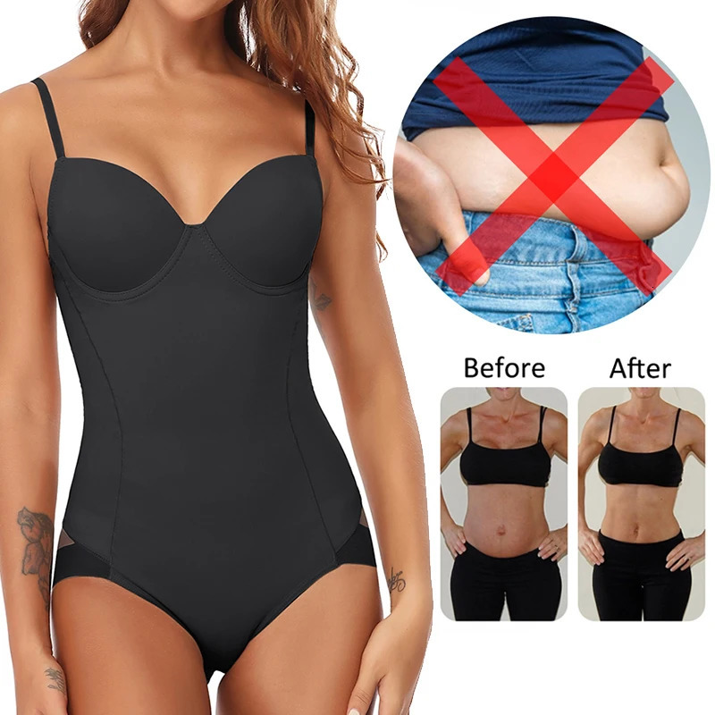 Waist Tummy Shaper Women Slimming Bodysuits Onepiece Shapewear Tops Tummy Control Body Shaper Seamless Camisole Jumpsuit with Builtin Bra 231101