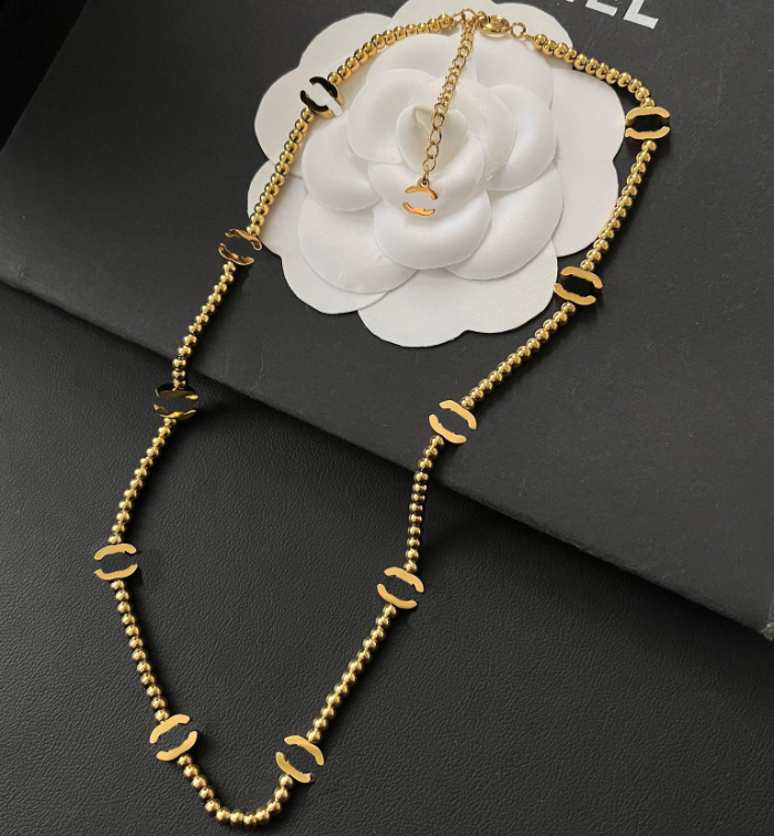 Designer Beaded Choker Necklaces for Women Correct Brand Logo Circle Delicate Fashion Stainless Steel Gift Luxury Quality Gifts Family Friend Couple
Designer Beaded Choker Necklaces for Women Correct Brand Logo Circle Delicate Fashion Stainless Steel Gift Luxury Quality Gifts Family Friend Couple