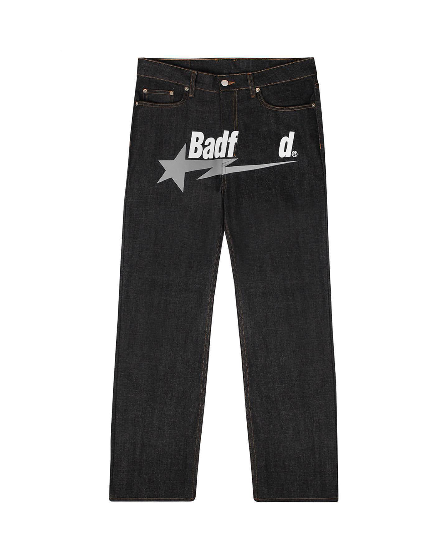 2023 Designer Mens Jeans university Y2k Badfriend Hip Hop Letter Printed Black Pants Men Women Fashion Casual Rock Wide Foot Baggy Trouser Streetwear 230320 H1E1
2023 Designer Mens Jeans university Y2k Badfriend Hip Hop Letter Printed Black Pants Men Women Fashion Casual Rock Wide Foot Baggy Trouser Streetwear 230320 H1E1