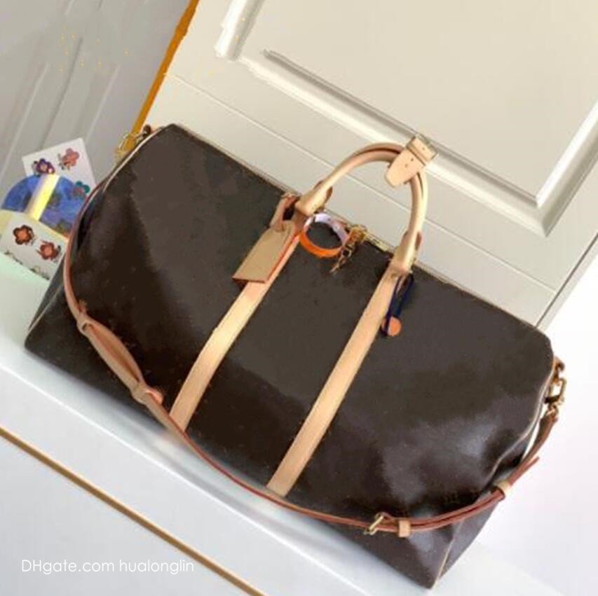 5A Top quality duffle bag tote women travel bags ladies handbag woman shoulder bags with flowers letters