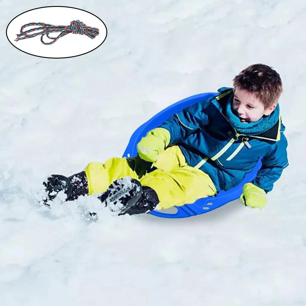 Sledding Snow Sled Sledge Skiing Toboggan Board Outdoor Luge Sports Game Kids 231101bj