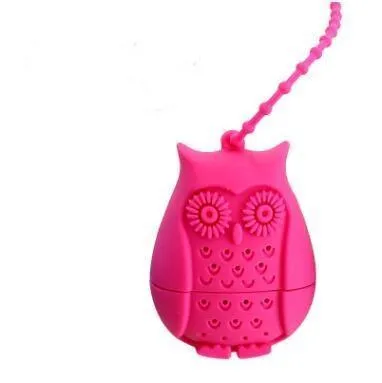 Silicone Owl Strainer Cute Bags Food Grade Creative Loose-Leaf Tea Infuser Filter Diffuser Fun Accessories Fy5568 1101