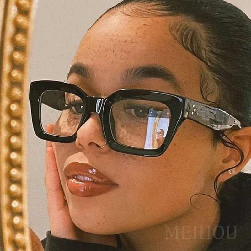 Sunglasses Frames Fashion Reading Glasse Square Anti Blue Light Presbyopia Eyegalsses Vintage Computer Optical Eyewear 1 1 5 2 231101