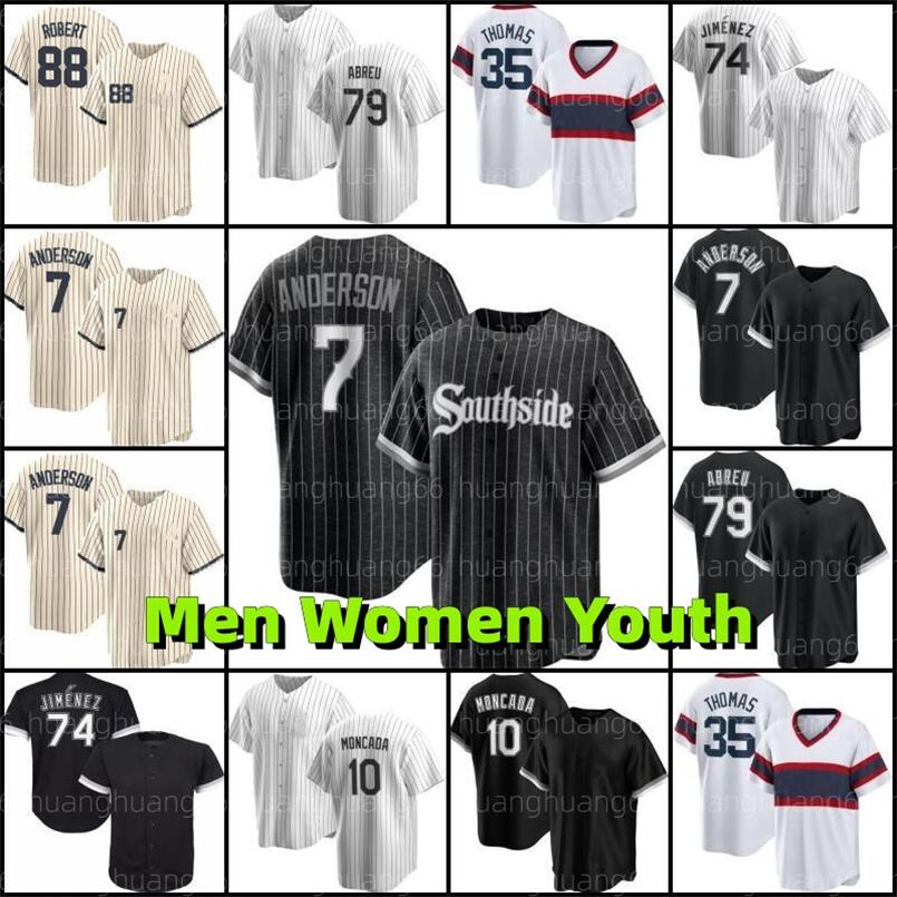 Tim Anderson Baseball Jersey Eloy Jimenez Jose Abreu 88 Luis Robert Yoan Moncada Bo Jackson Lucas Giolito Yermin Mercede Keuchel Thomas Southside, Men jersey
Tim Anderson Baseball Jersey Eloy Jimenez Jose Abreu 88 Luis Robert Yoan Moncada Bo Jackson Lucas Giolito Yermin Mercede Keuchel Thomas Southside, Men jersey