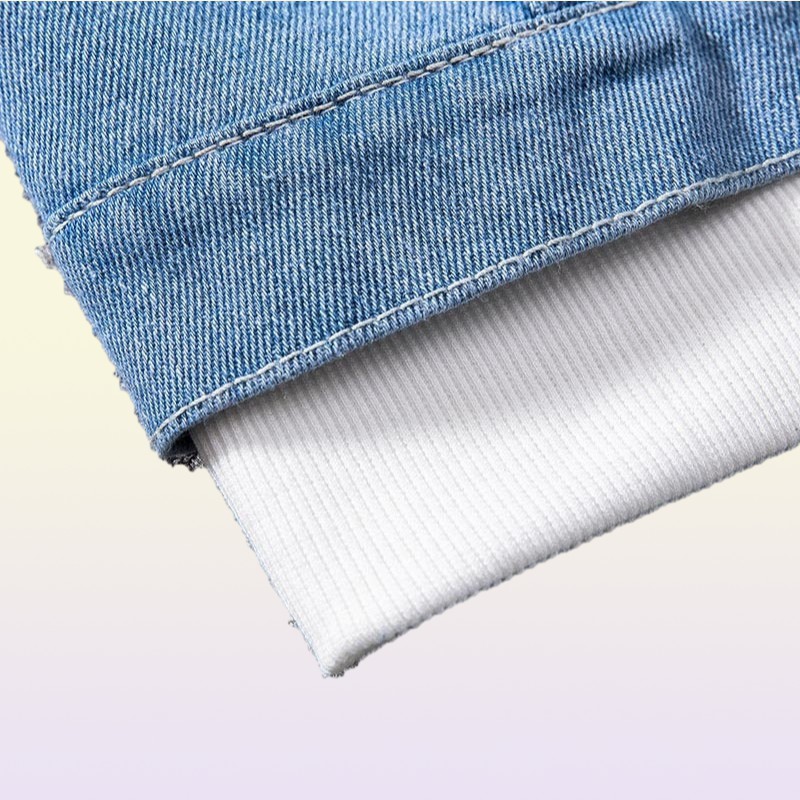 Songsanding Men Denim Jacket Streetwear Hip Hop Men039s Hooded Jean Jackets Male Casual Loose Outerwear Spring Fashion Sli