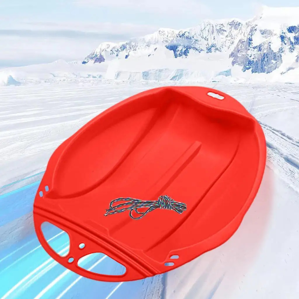 Sledding Snow Sled Sledge Skiing Toboggan Board Outdoor Luge Sports Game Kids 231101bj