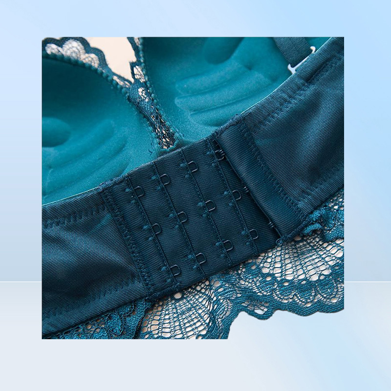 Comfortable Gathering Sexy Sets Underwear Suit Push Up Bra Ring Lace Edge Massage Palm Cup Set Lingerie Femme 75c 80c3060280